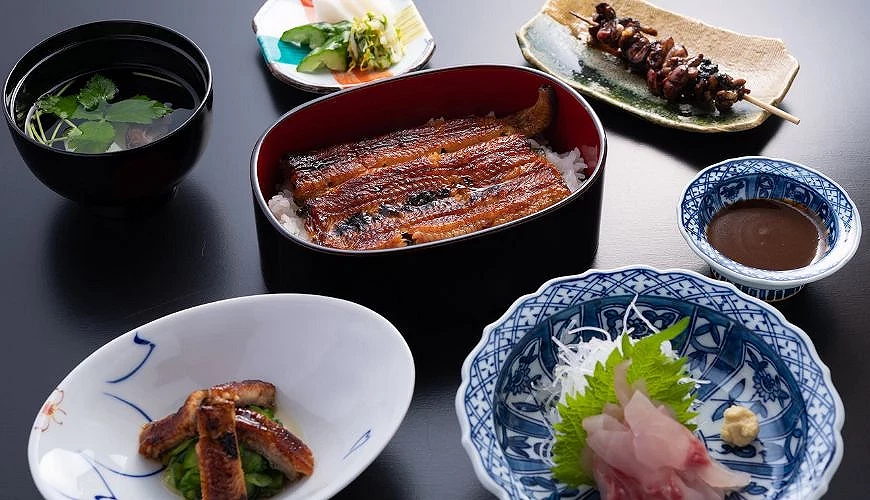 廣川的鰻魚飯套餐