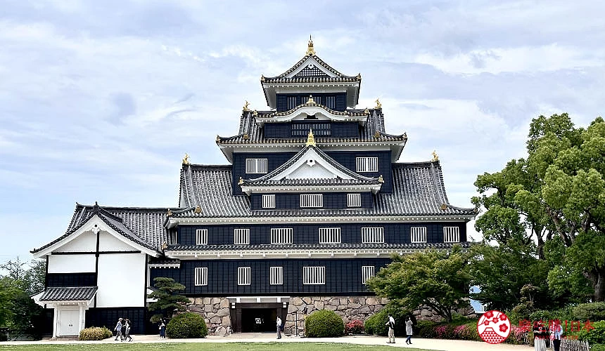 岡山城天守閣外觀