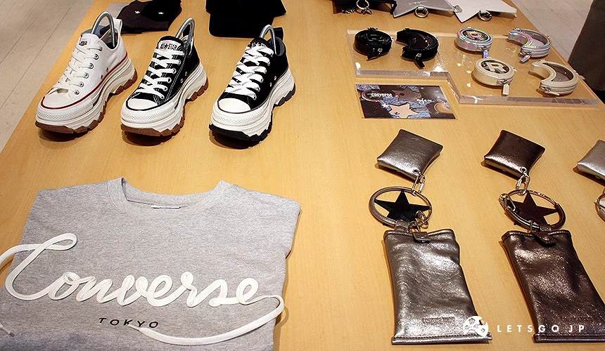「CONVERSE TOKYO」京都店的部分商品陳列