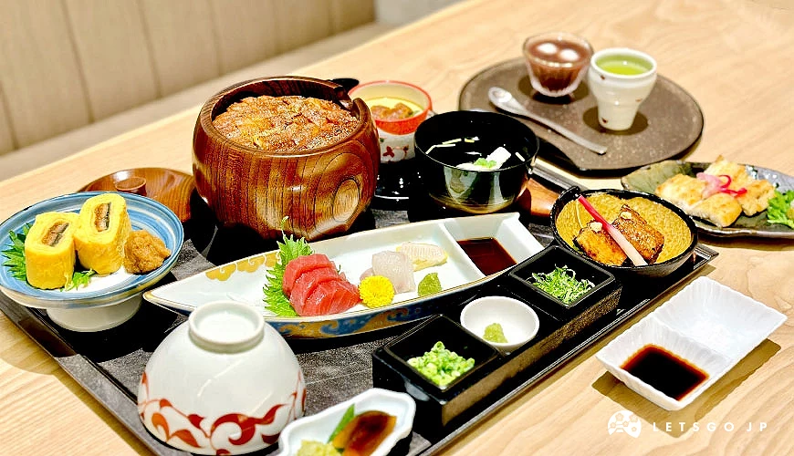 【大阪限定】うなぎのぼり(鰻登り)套餐。套餐尺寸可調整(價格有所不同)攝影:Angie