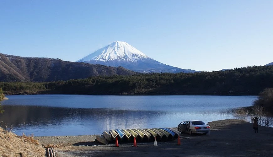 西湖與富士山