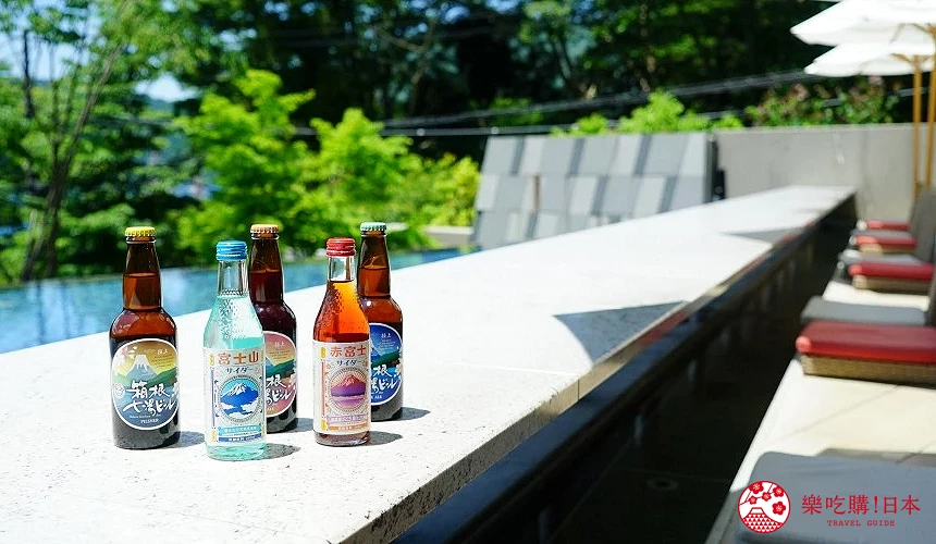 推薦邊泡足湯,邊來杯富士山啤酒