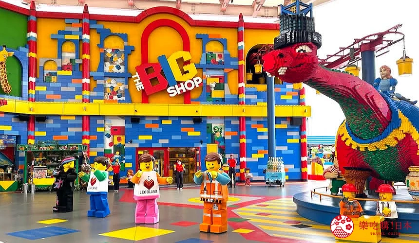 園區內可以和 LEGO® 公仔互動拍照