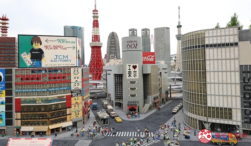 以 LEGO® 堆疊出的東京澀谷