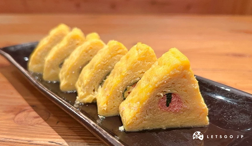 包明太子與紫蘇葉的明太子玉子燒