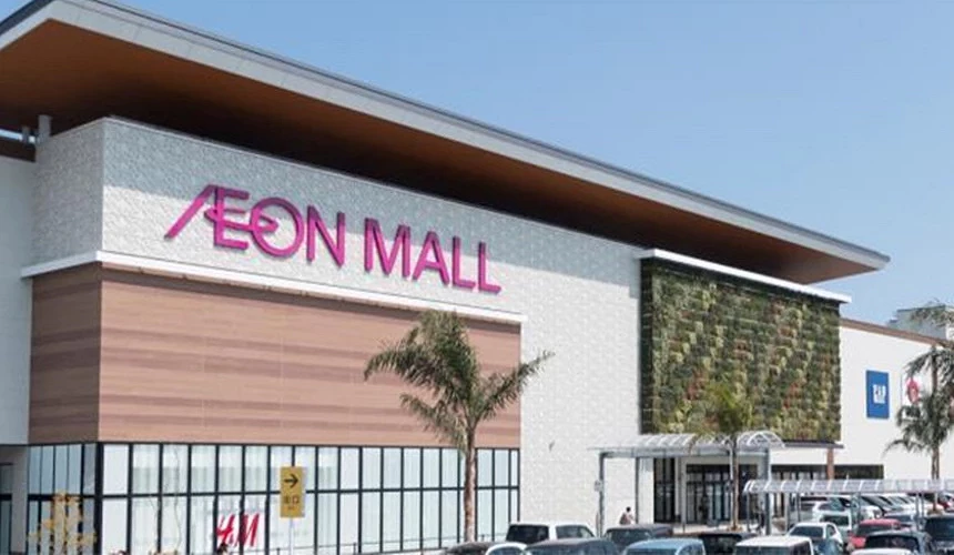 招牌寫著AEON MALL的AEON MALL宮崎外觀