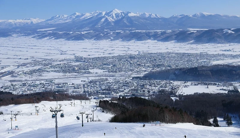 富良野滑雪場遠景