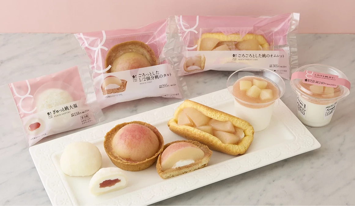 日本 LAWSON 水蜜桃甜點