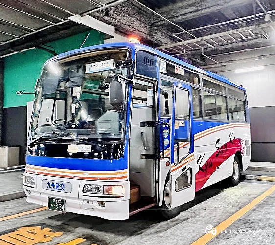 「阿蘇周遊觀光巴士」就會停在團體巴士乘車處