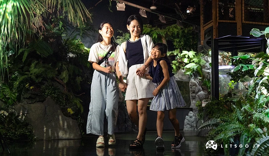 親子開心地從山原之森出來