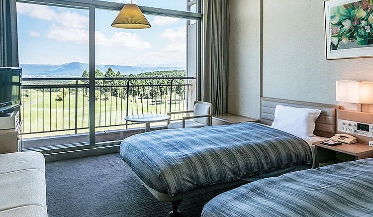 客房分為森林景與外輪山景房,可以眺望自然風景