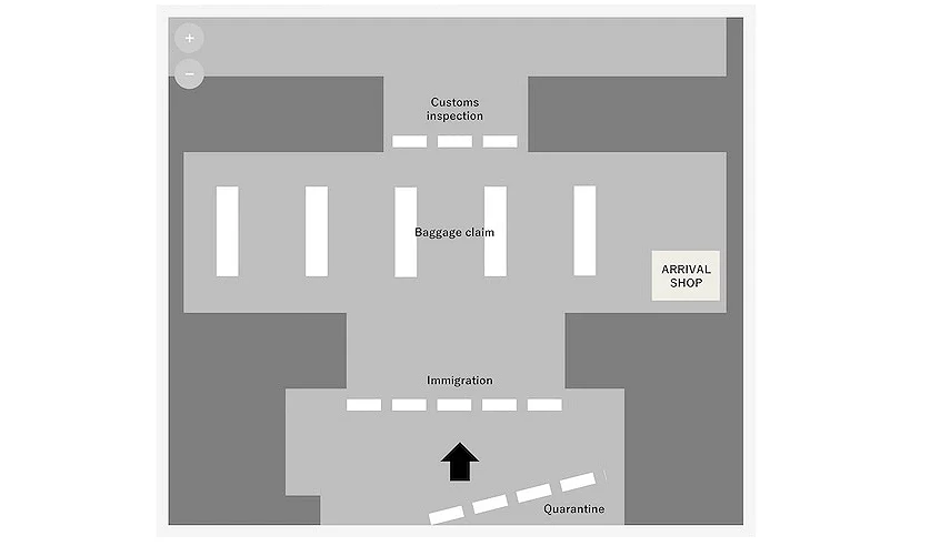 第一航廈入境大廳免稅店