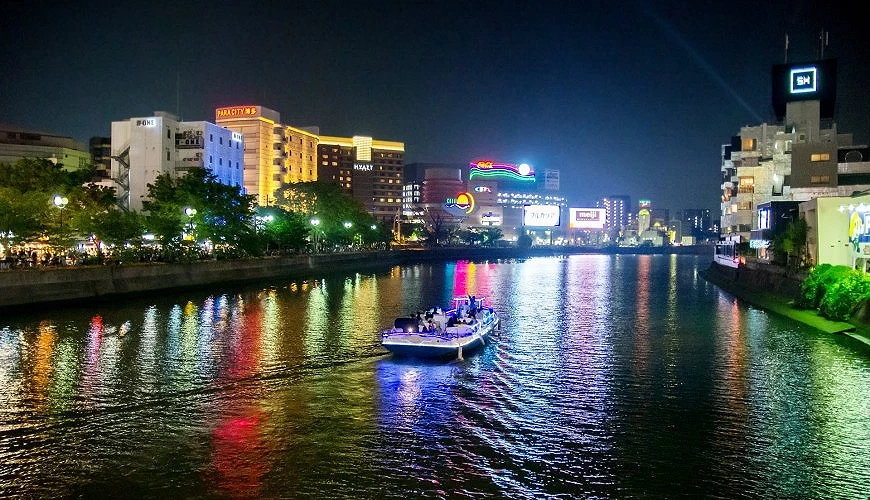 福岡運河夜景