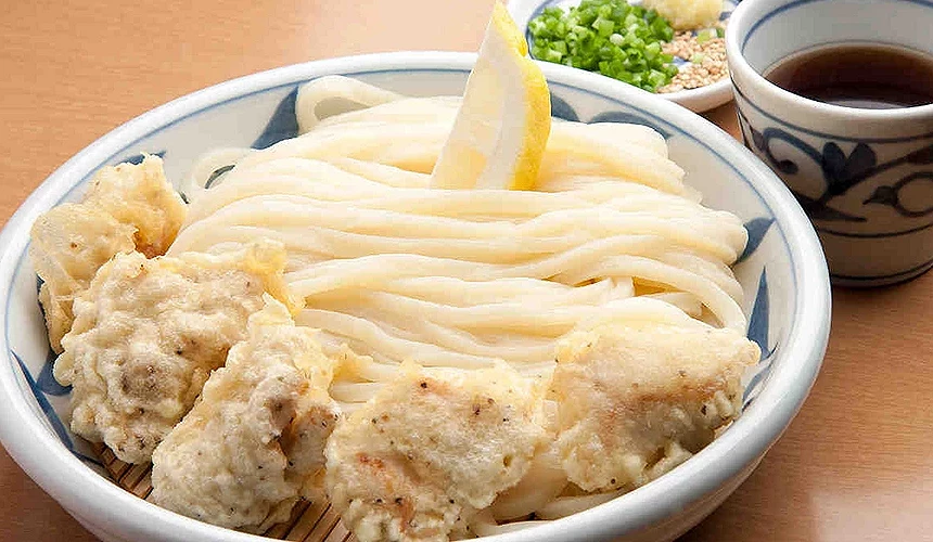 手打烏龍麵風月販售的烏龍麵料理