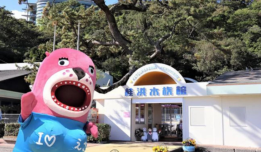 桂濱水族館與吉祥物「おとどちゃん」