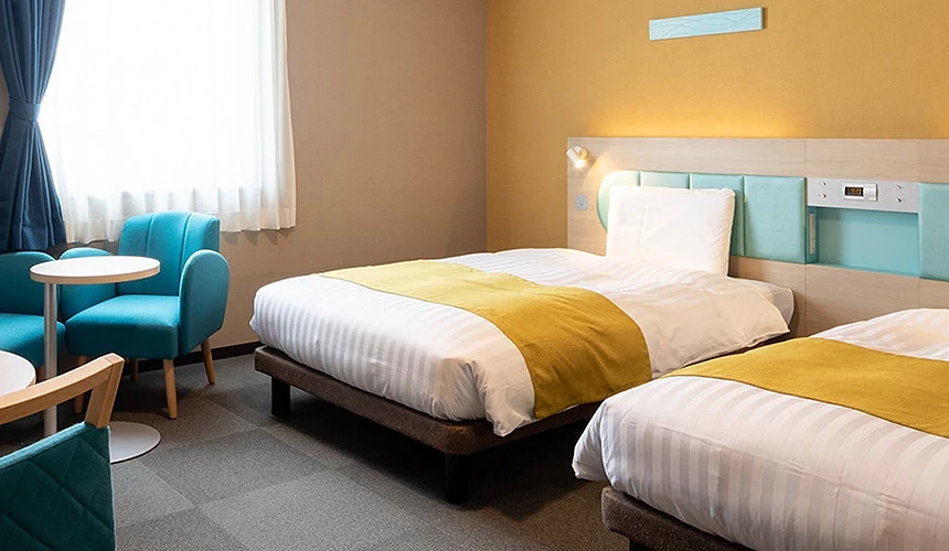 Comfort Hotel高知的雙人房