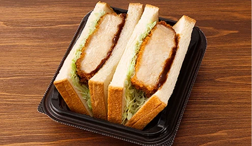 日本 LAWSON 街角廚房的厚切豬排三明治