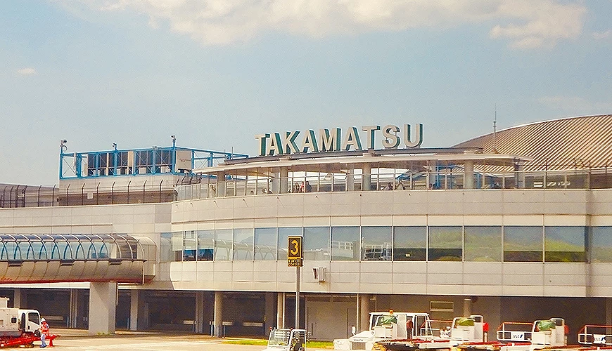 高松機場外觀中景