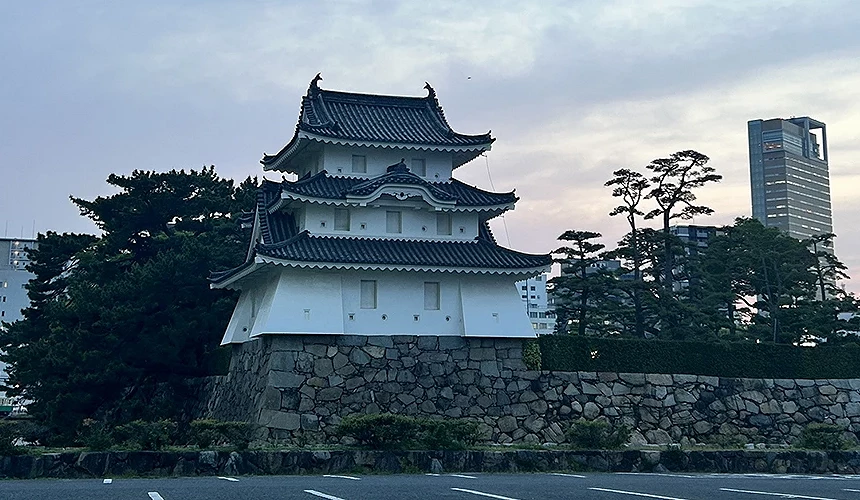 高松城跡外觀廣角大景