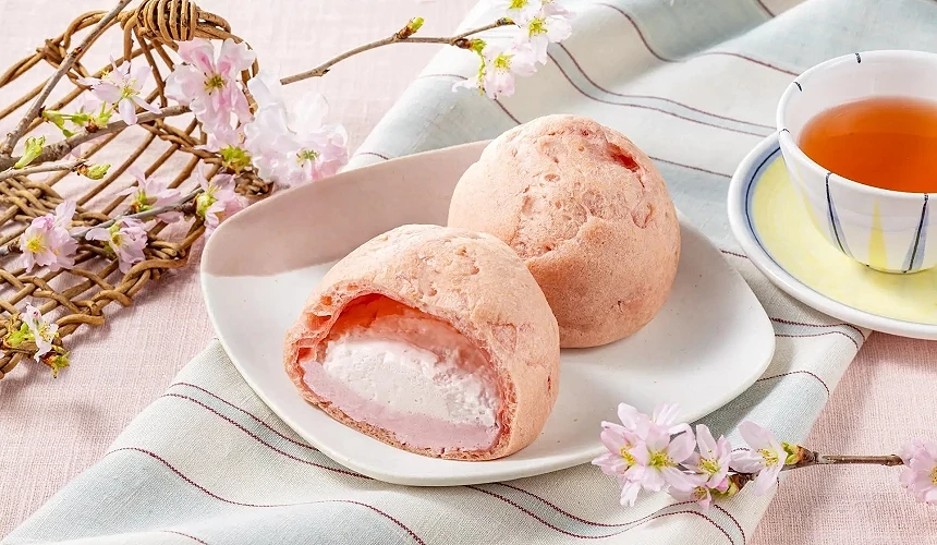 櫻花泡芙外觀