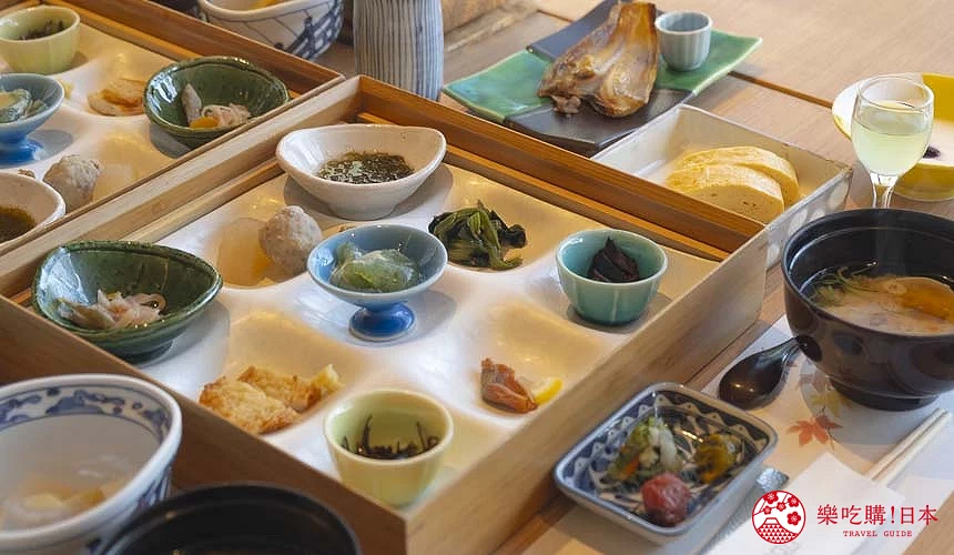 文珠莊早餐俯視
