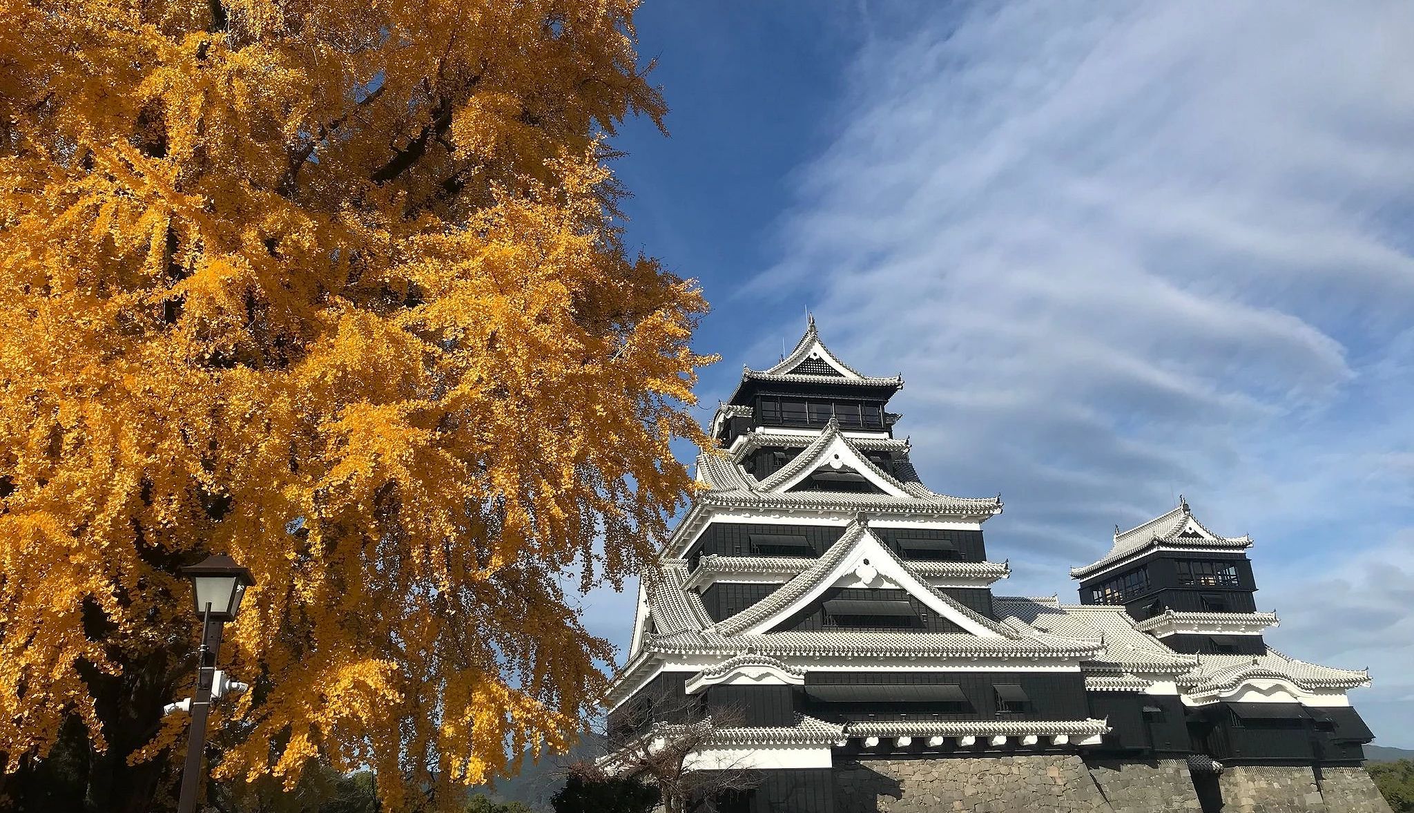 秋天的熊本城