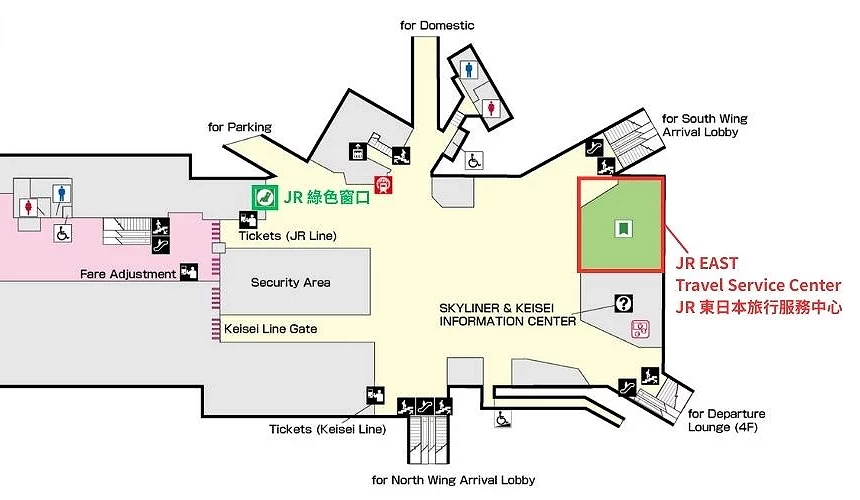 成田機場第一航廈B1地圖
