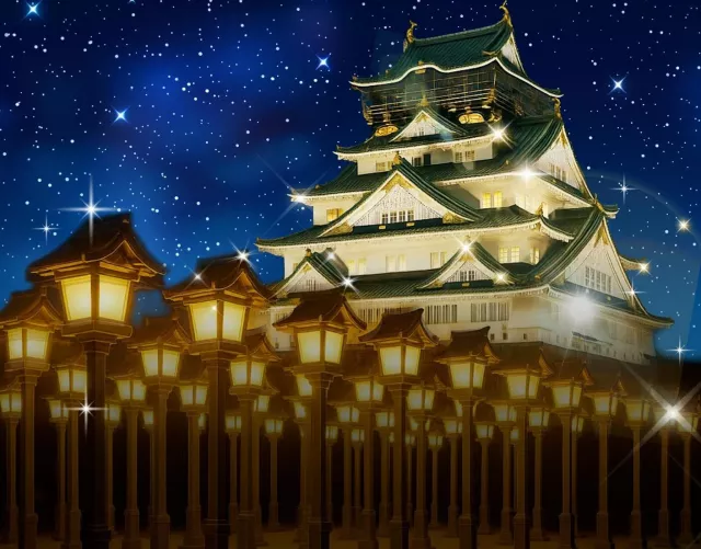 2025~2026大阪城燈光秀將開跑！戰國武將甲冑、燈籠回廊打造夜間幻境