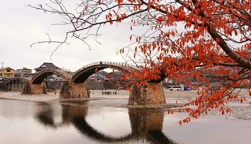 紅葉與錦帶橋