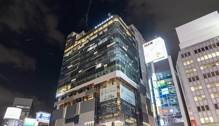 入夜的澀谷fukuras外觀