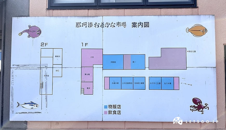 市場內店店家分佈圖