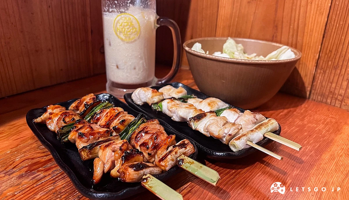 日本鳥貴族的餐點