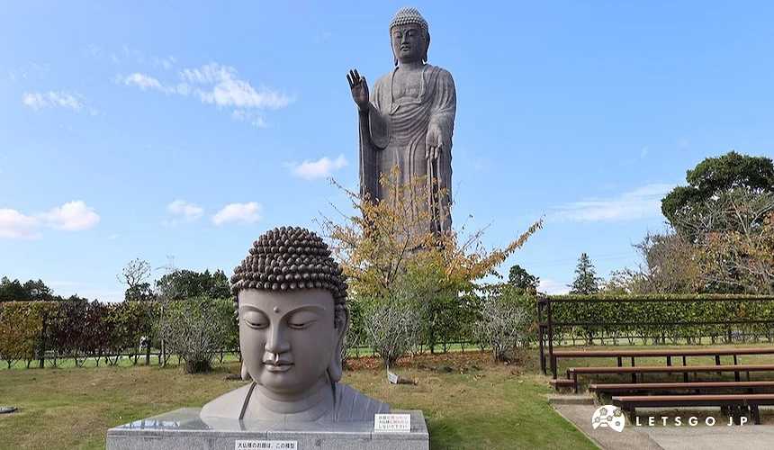 千分之一比例的佛頭模型
