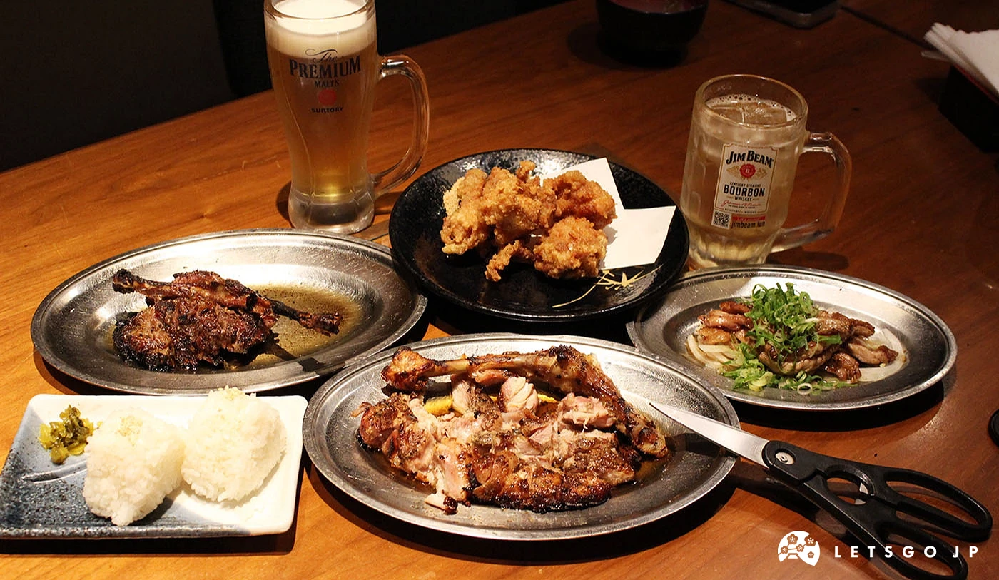 「雞肉料理 KADO弦」的「骨付鳥」、