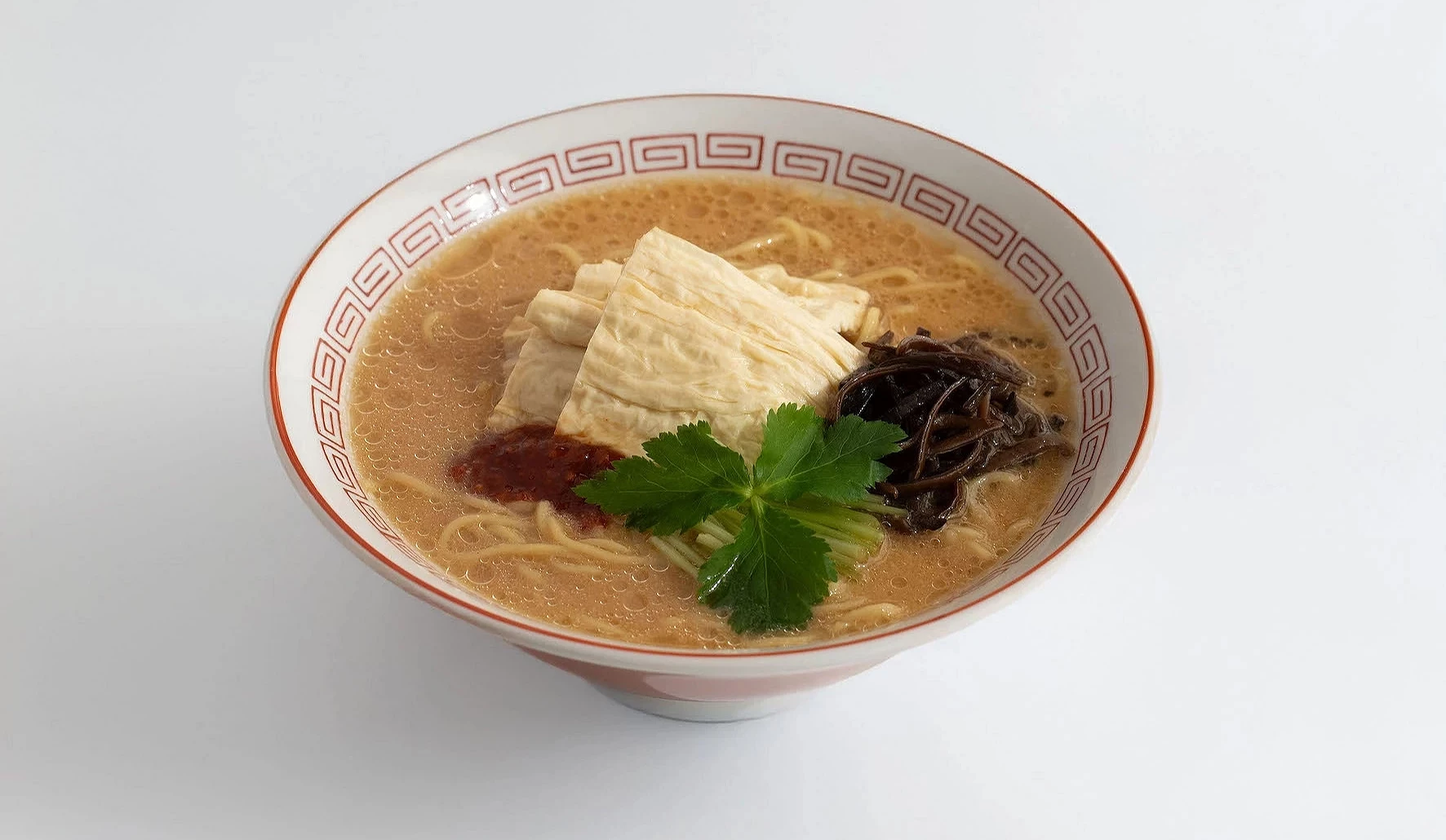 裝了湯葉的味噌拉麵