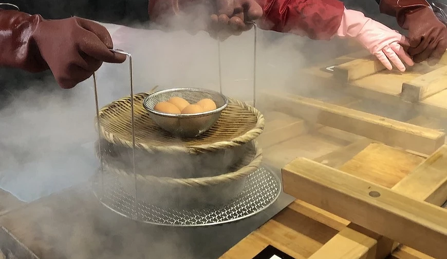 地獄蒸料理蒸蛋