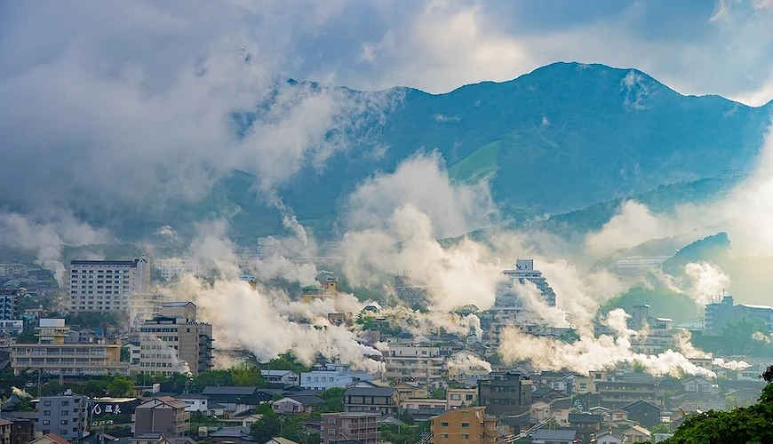 眺望別府代表性景觀——漫天升騰的溫泉白煙