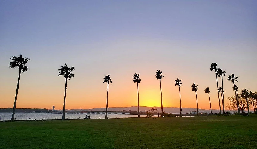 森園公園海景夕陽提供:長崎県観光連盟