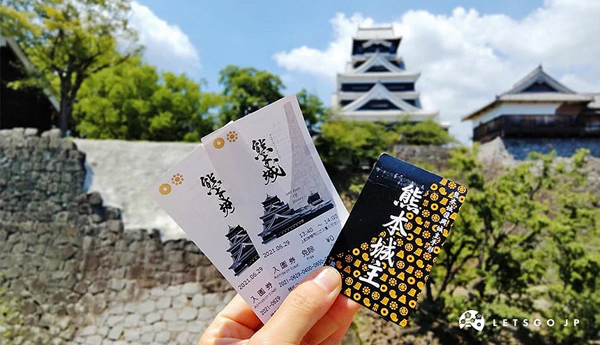 熊本城門票後有天守閣