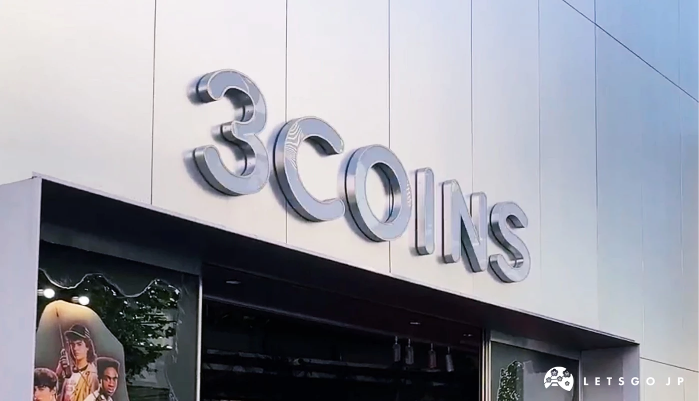 「3COINS 旗艦店」店門口招牌