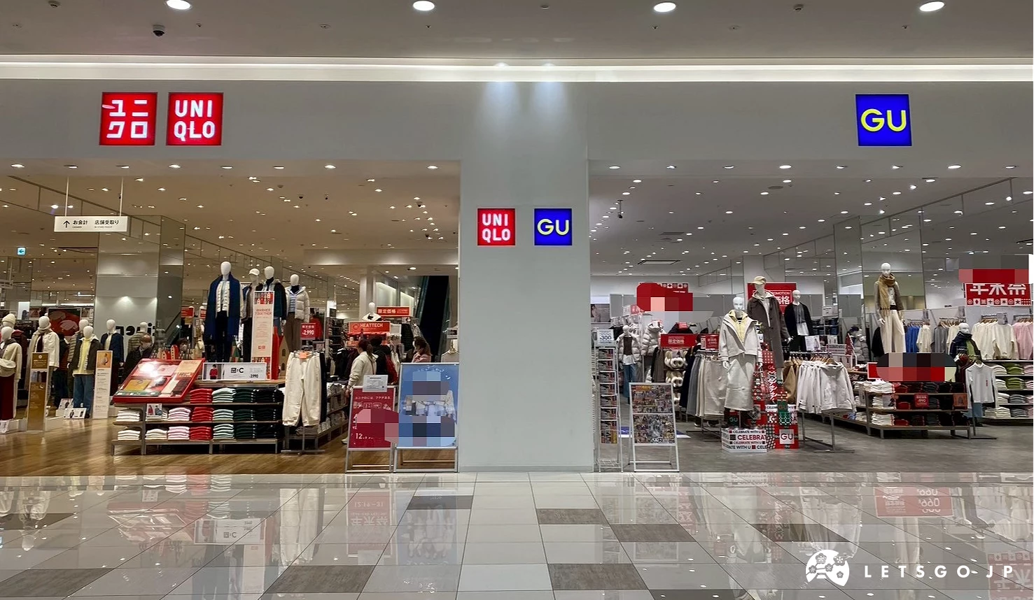 「UNIQLO」與「GU」外觀