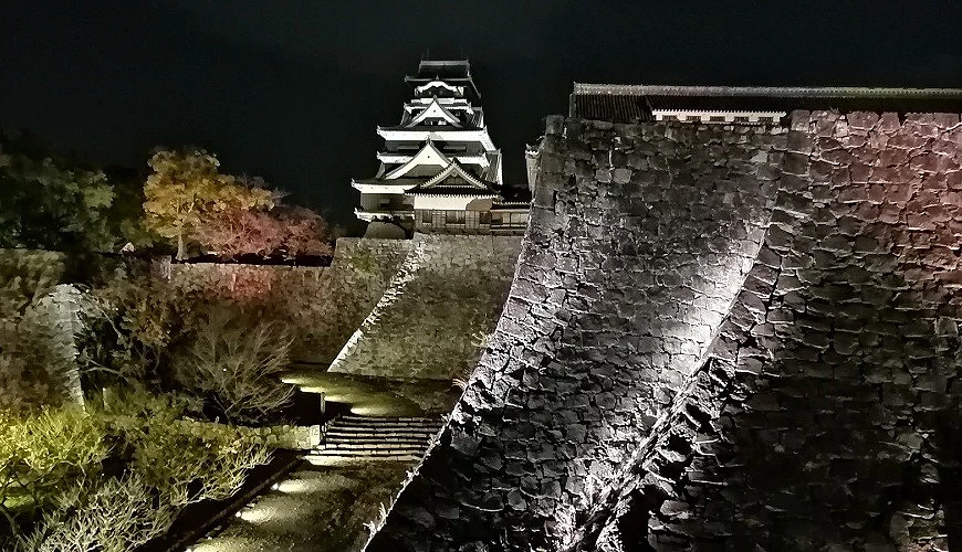 熊本城夜間點燈