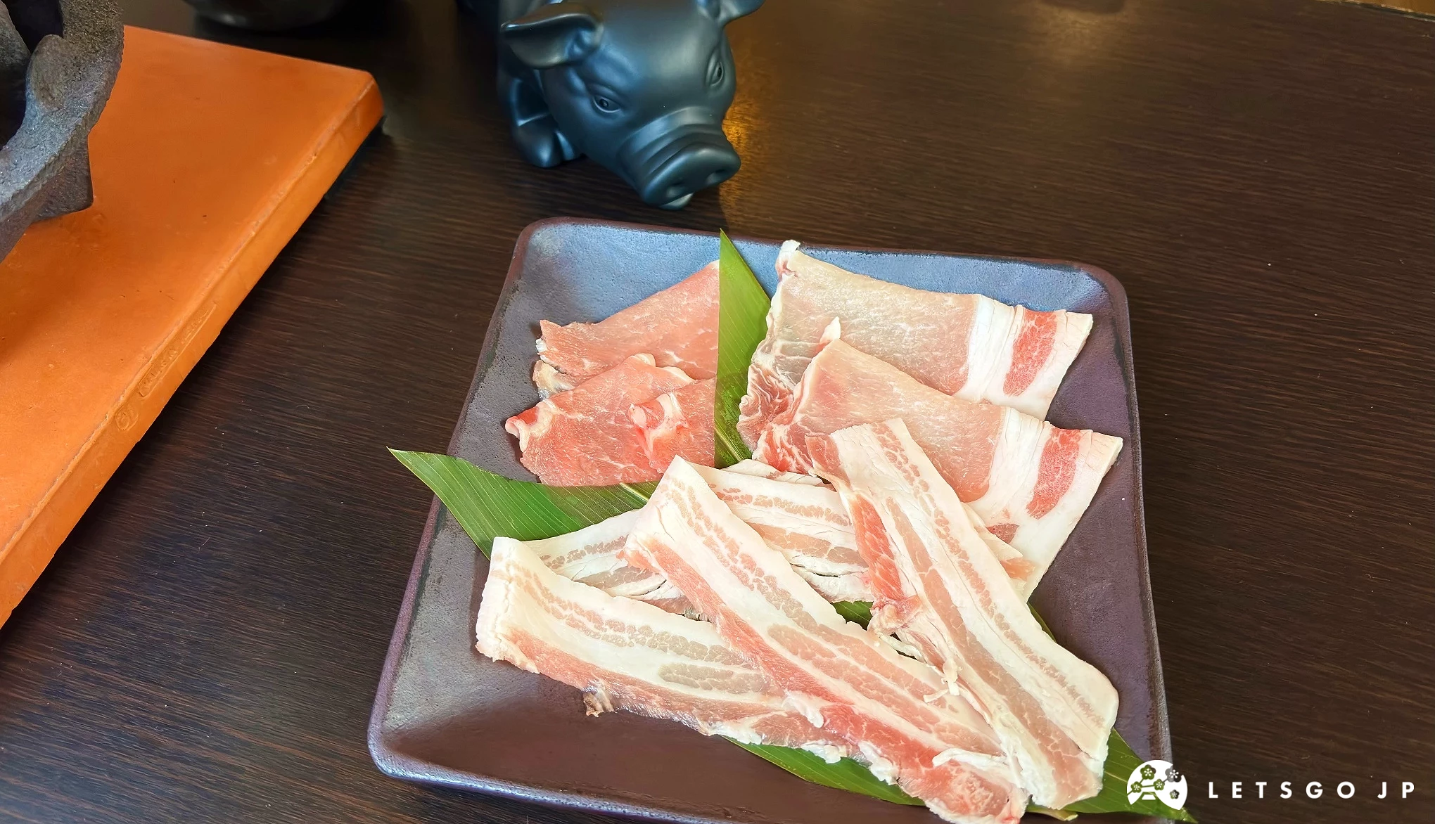 阿古豬三種部位肉片拼盤