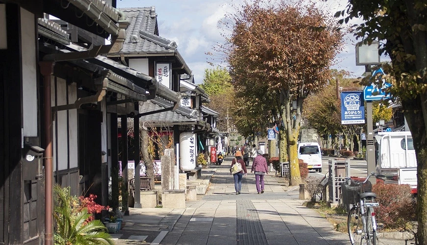 彥根城城下町的城堡路