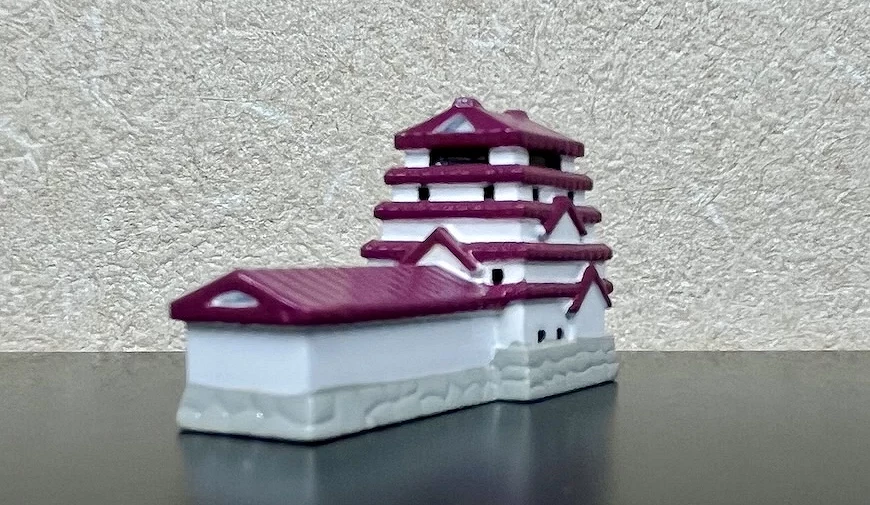 鶴城造型的筷子架