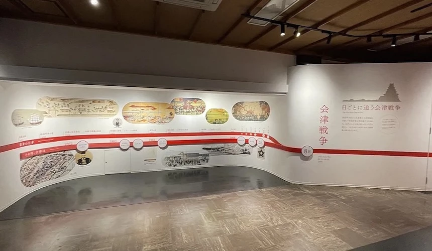 會津若松城(鶴城)城內展示