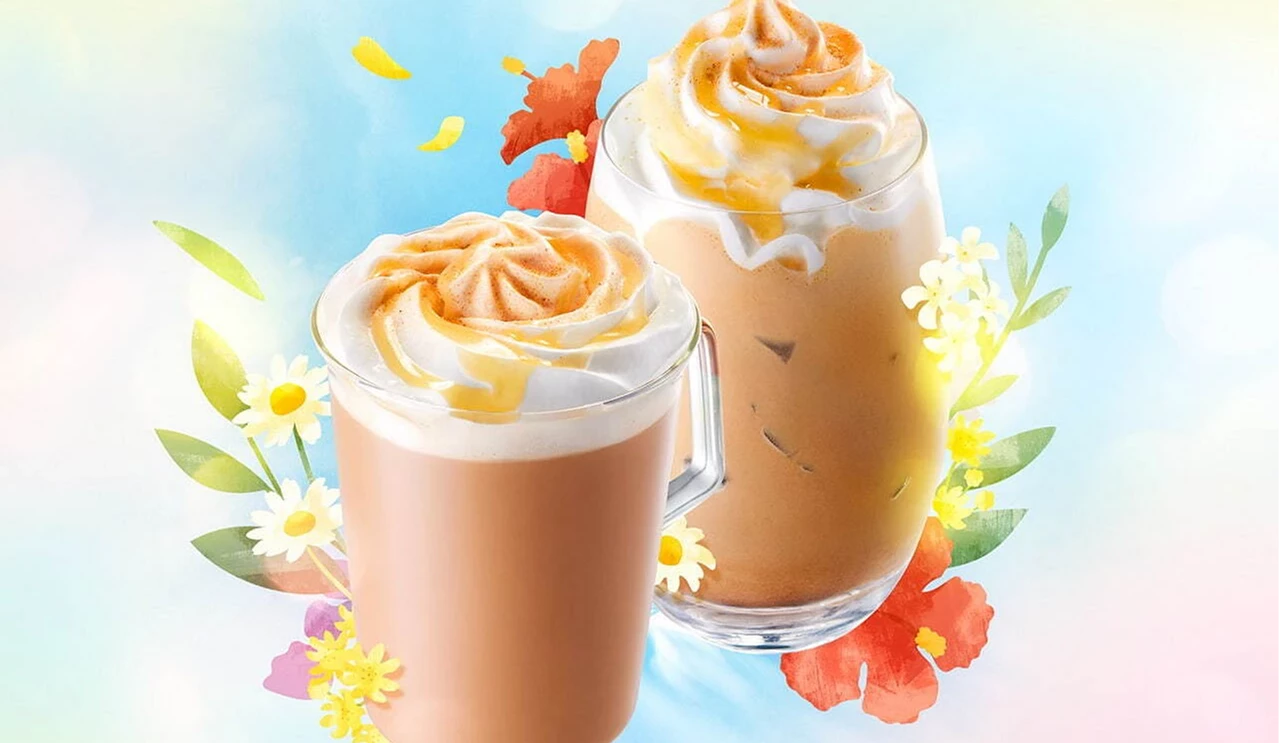 伯爵花束與茶拿鐵