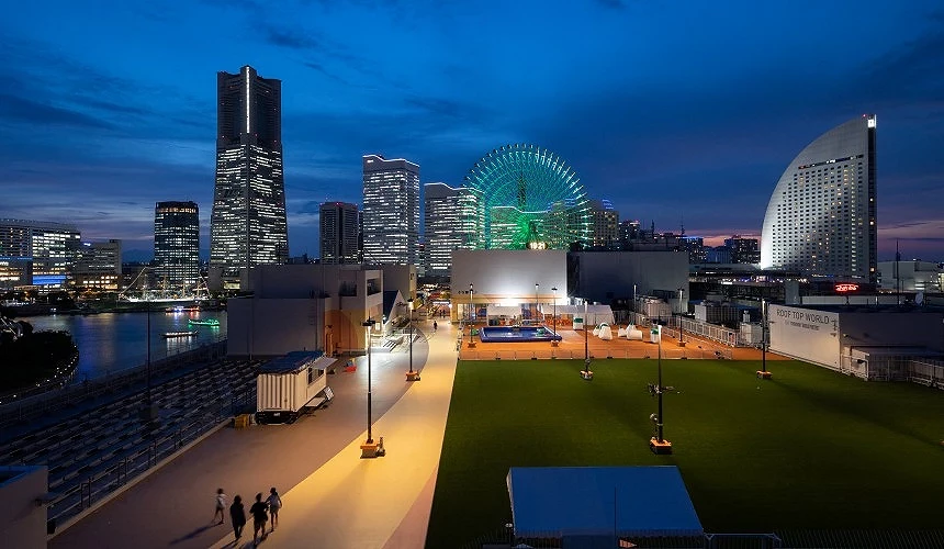 夜晚的「Green Terrace」夜景