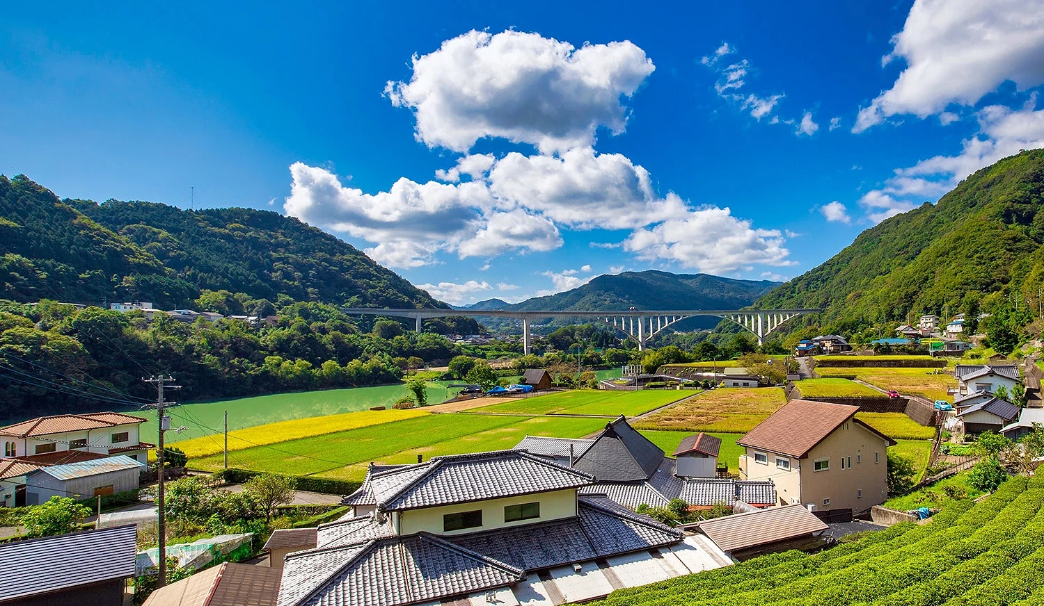 自然的里山風景