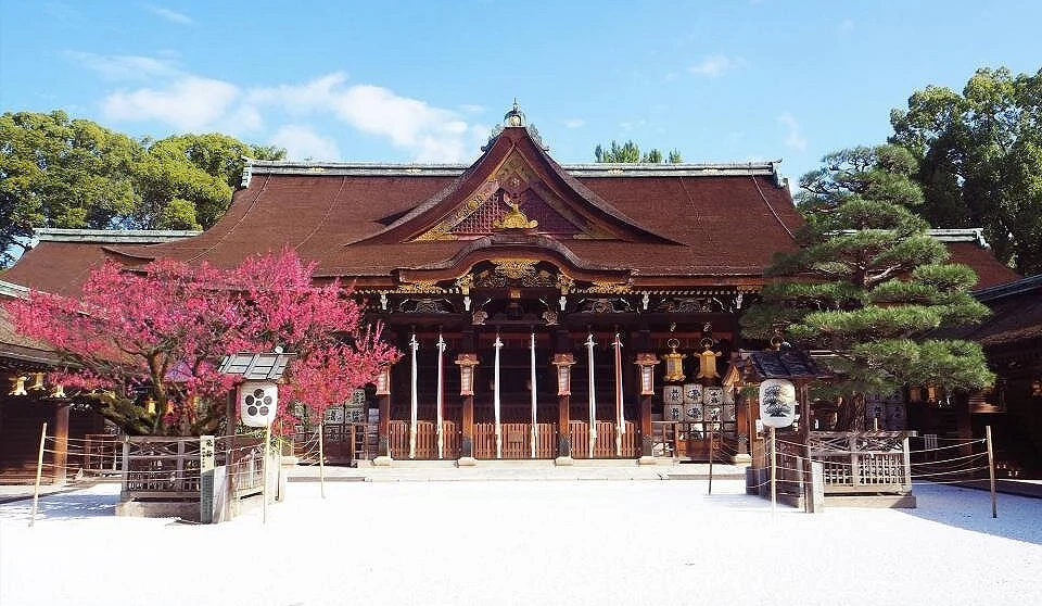 神社的正面
